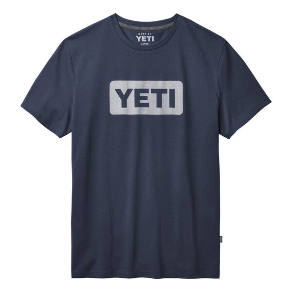 YETI Logo T-shirt Navy / White