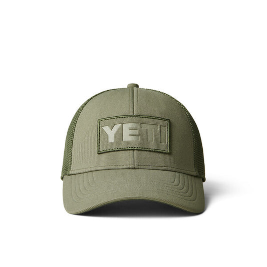 YETI patch on patch trucker hat